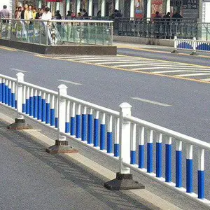 市政道路护栏锌钢马路护栏围栏栅栏交通隔离栏防撞中央安全道路栏