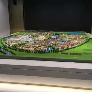 展馆智能规划沙盘还原 语音讲解城市整体发展布局