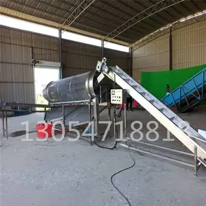 麻辣小龙虾清洗预煮 冷却加工线 江西龙虾单筒分级设备 小龙虾卤煮设备定制