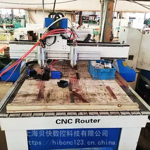 8成新1325双头木工数控雕刻机下料机 全屋定制板式家具书架桌椅
