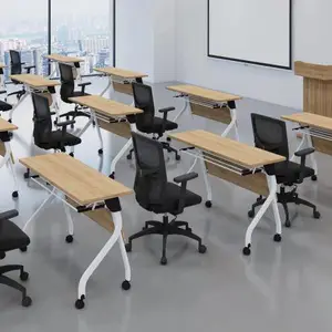 伟豪办公家具会议系列培训桌简约现代会客桌木质长桌折叠条桌条桌