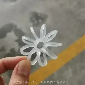 烟台废气处理项目PP聚丙烯花环填料特拉瑞德R-1无边花环47无边花环填料
