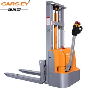 捷尔西(Garsey)全电动堆高车叉车步行款站驾款升高车电瓶堆垛车装卸托盘搬运车1.5吨2吨