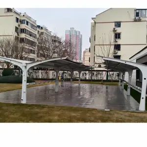 自行车棚张拉膜,自行车棚阳光板,自行车棚耐力板等