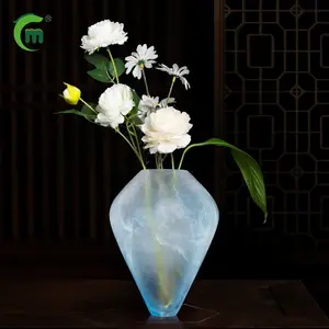 非遗古法琉璃花瓶轻奢高端工艺品艺术摆件插花中式客厅装饰品礼品