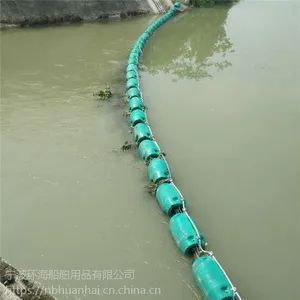 阳澄湖漂浮生活垃圾拦污漂施工安装
