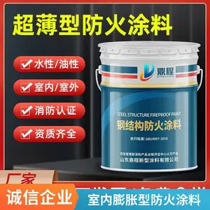 鼎程超薄型网架薄型非膨胀型防火涂料价格施工包工包料