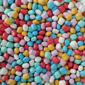 儿童玩具沙子 游乐场塑料沙子 乐园沙池雪花沙子 纳米仿瓷沙子