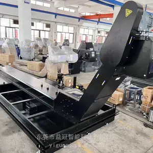 益冠源头工厂非标反冲滚筒刮板排屑机输送 粉末碎屑输送设备
