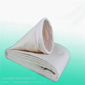PPSPTFE针刺毡覆膜滤袋 耐酸碱耐腐蚀除尘布袋 配套有机硅喷涂袋笼