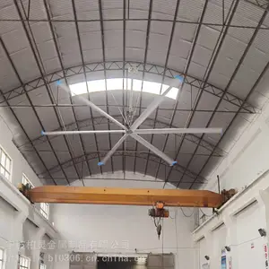河南工业大风扇工业大吊扇6叶7.2米车间厂房柏灵电风扇效果好