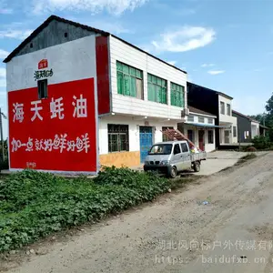 应城店招汉川孝感彩绘墙体广告成本