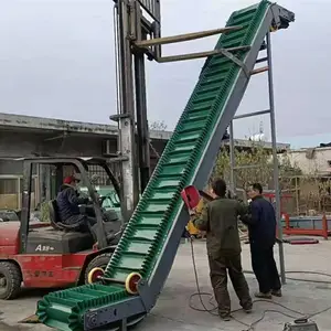波纹挡边皮带输送机 博华 z型大倾角皮带机