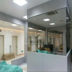 厂家供应单反镜面玻璃***室单向可视玻璃一面镜子一面可看穿
