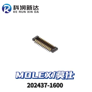 202437-1600 Molex/莫仕 板对板夹层连接器公座 封装SMD 批次23+