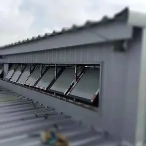 铝合金屋顶适用铝合金中悬窗 纱窗 电动中悬窗窗户| 配件可单独购买