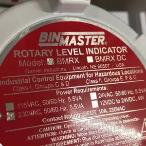 优势供应美国BINMASTER 堵料开关 10E09621122