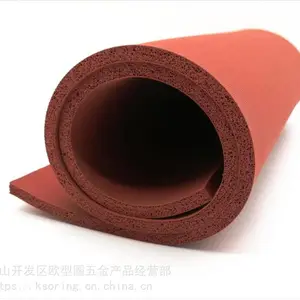 硅胶发泡板耐高温防腐蚀发泡硅胶海绵板硅胶软板多种规格供应