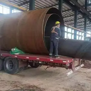 郑州螺旋管厂可生产大口径螺旋管及涂塑钢管镀锌管TPEP防腐厂家