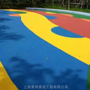 惠州小区彩色透水路面工程承包透水地坪全国推广