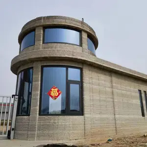 太空灰建筑3D打印凉亭公厕等公共设施