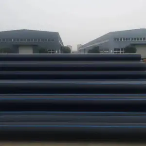 PE实壁排水管 非开挖工程用聚乙烯管 环刚度SN8 规格315*15.0