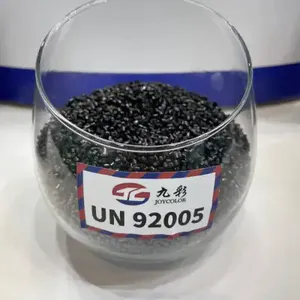 九彩黑色色母UN92005高浓度注塑改性挤出黑色母,遮盖力强,用PA/PET等遮盖玻纤