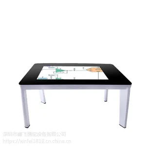 鑫飞XF-GG32C 欧式32寸触摸餐桌液晶显示器智慧点餐系统触控一体机智能餐桌游戏桌