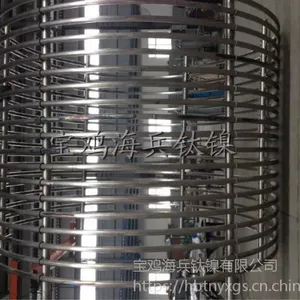 TA2钛盘管 钛合金盘管来图定制 钛换热器 钛设备源头厂家