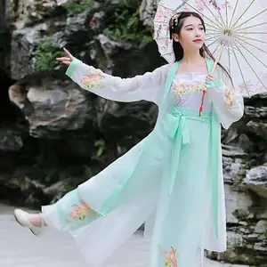 2021沙井汉服批发工厂店沙井义乌汉服实体工厂店百款汉服古装