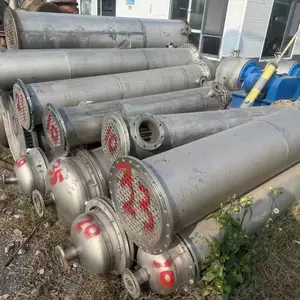 列管冷凝器,材质:不锈钢304,316,钛材,支持加工定制