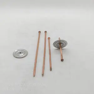 镀铜船用碰钉 船舱岩棉玻璃棉固定焊钉 船用保温紧固件