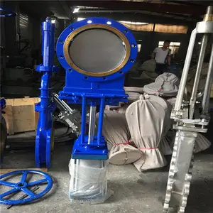 东营市阀门维修Z644TC-10C DN250 气动陶瓷双闸板阀陶瓷出料阀
