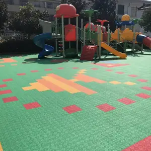 室外悬浮地板 篮球场 幼儿园室外 彩虹跑道EPDM颗粒