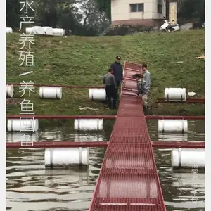 防逃养鱼网箱,双层防水老鼠养殖网箱,钢架水上养鱼设备