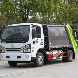 楚胜牌国六6方压缩式垃圾车后装双向蠕动垃圾清运车