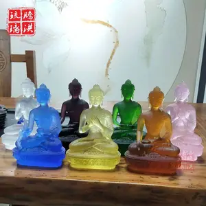 琉璃佛像生产 琉璃药师佛 绿度母 白度母 救苦救难观音菩萨佛像厂家