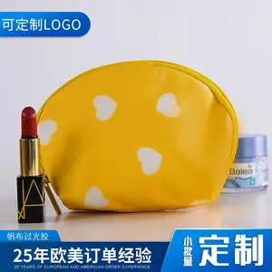 厂家供应简约便携半圆化妆袋 大容量旅行化妆品收纳袋 防水化妆收纳包定制