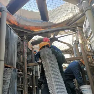 许昌钢厂铸造厂闭式冷却塔蒸发冷除垢清洗