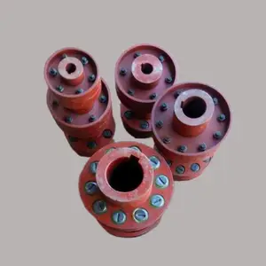 中泉靠壁轮 泵联轴器 传动精度高 安装找正 ***铸铁 220x55联结器 键槽16mm