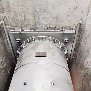 弹性套筒截流阀 柔性气动截流装置 海绵城市河道排口截污纳管阀