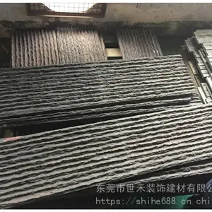 湖南PU文化石工厂株洲长沙PU蘑菇石轻质石皮聚氨酯文化砖墙板厂家直销代发货