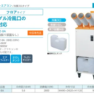 日本Suiden瑞电SS-56EG2-8A工业移动空调 现货价格优惠