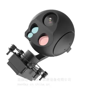 迈视达T130-35L-V30高精度测温版光轴定位跟踪拍照录像可见光热像图应急侦查吊舱