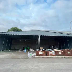大型仓库活动伸缩雨棚 厂房过道遮阳蓬篮球场折叠推拉帐篷