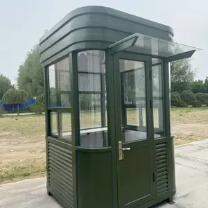 园区门卫室定制 艺术岗亭设计 欧式岗亭安装 奉顺金属制品