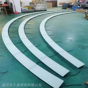 弧形线条灯 圆弧地面灯带 LED地埋灯条 千易照明厂家