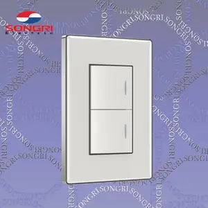 SONGRI酒店120型开关插座250V 16A European Standa欧标墙壁一二开单双控