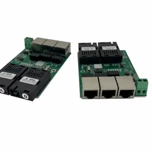 矿用光纤收发器本安型防爆摄像机收发器百兆2光3电 24V