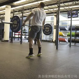 高端满天星复合橡胶地垫 EPDM复合健身地垫 健身房力量区弹性地胶